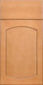 406_Maple Hard Whit_1-4 Panel_E106_SR20_Buttermilk Satin Brown Glaze