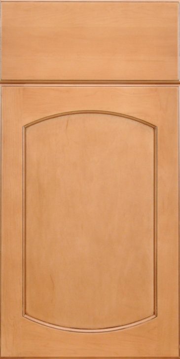 406_Maple Hard Whit_1-4 Panel_E106_SR20_Buttermilk Satin Brown Glaze